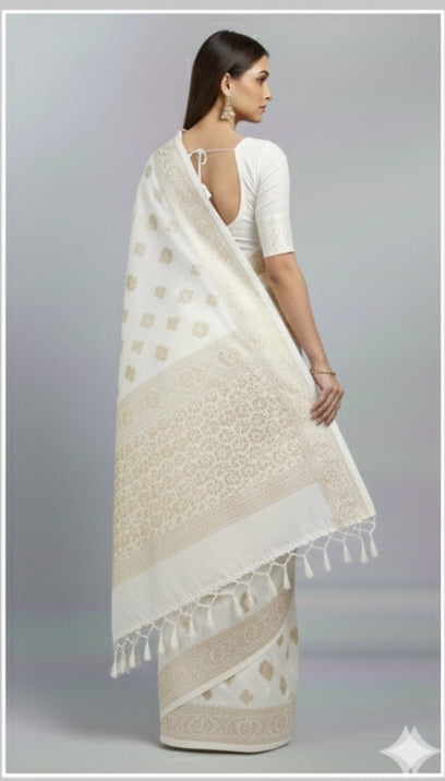 Modern Satin Saree With Glossy Finish