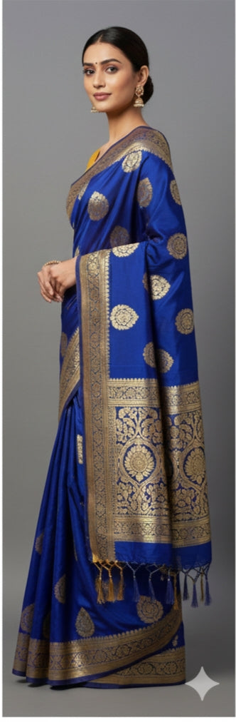 Elegant Silk Blend Saree For Special Occasions