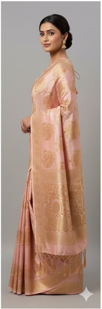 Handcrafted Khadi Cotton Saree