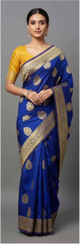 Elegant Silk Blend Saree For Special Occasions