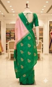 Soft Organza Saree With Embroidered Edges