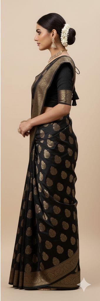Designer Georgette Saree With Sequins Work